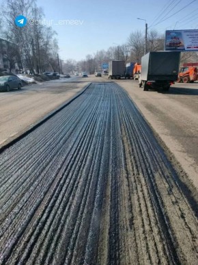 В Саранске стартовал ямочный ремонт дорог!