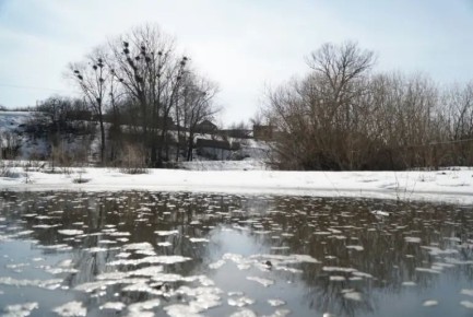 Практически все реки Мордовии вскрылись от льда и выходят из берегов