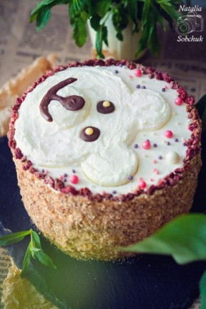 Ностальгия по советским десертам: торт «Мишка на севере»