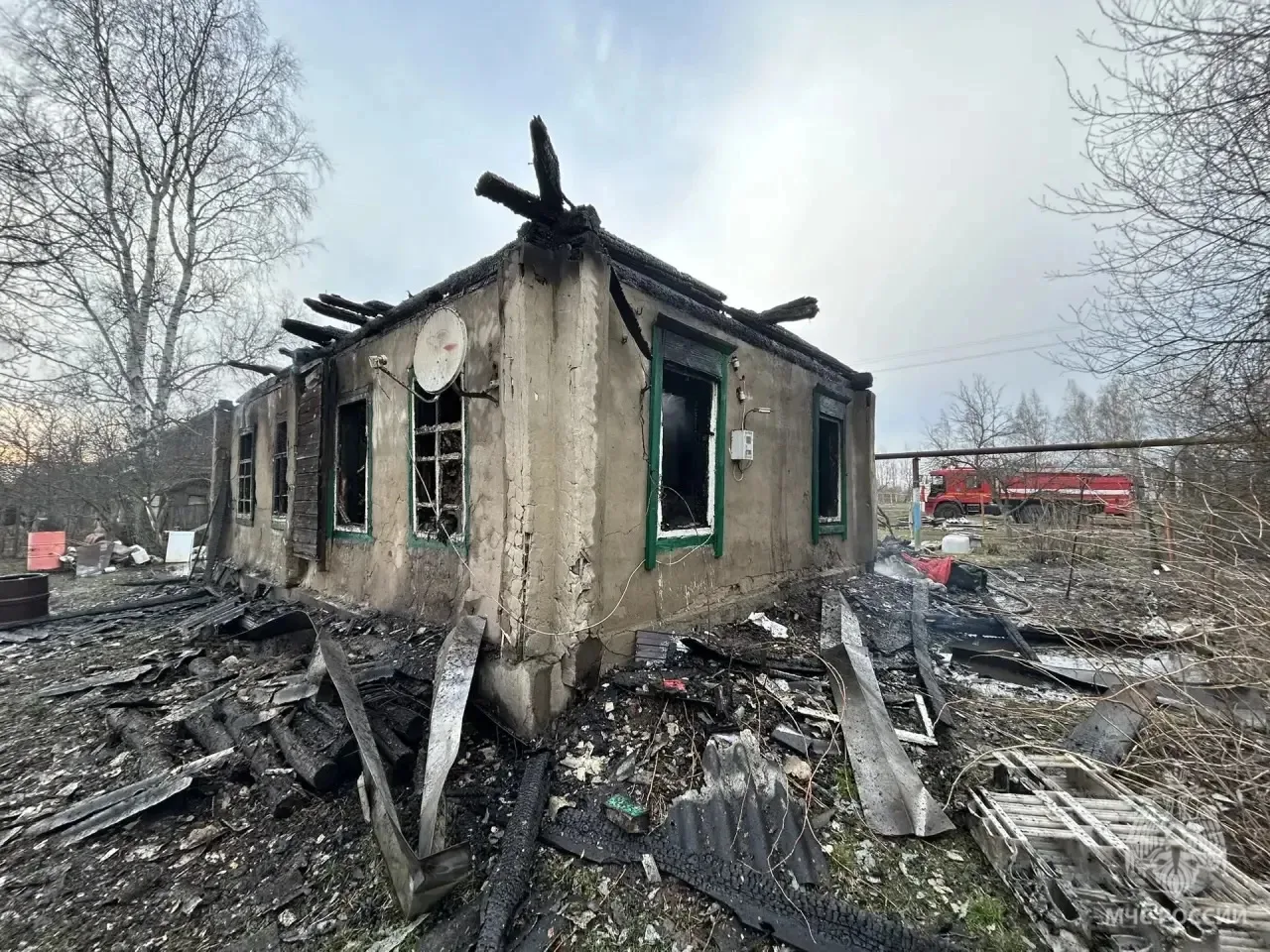 Пожар в Торбеевском районе