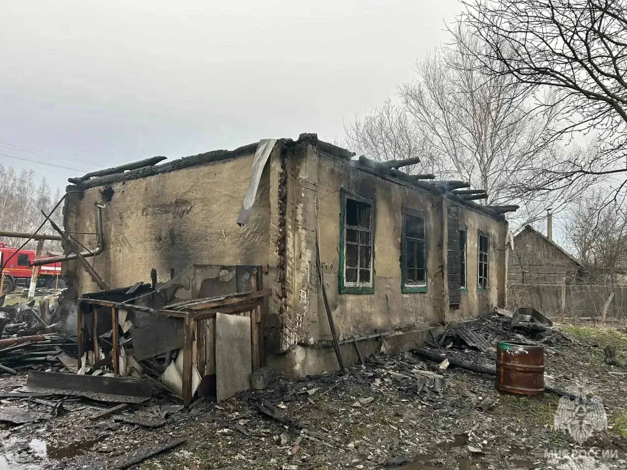 Пожар в Торбеевском районе Пожар в Торбеевском районе