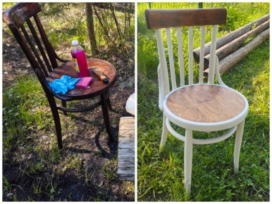 Как старая дачная находка превратилась в стильный интерьерный акцент