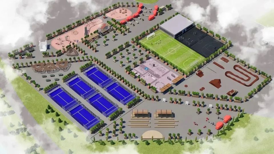 В 6-м микрорайоне Саранска началась установка новых детских и спортивных площадок - рядом со стадионом «Мордовия Арена»!