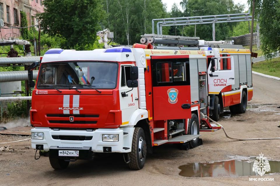 В Саранске состоялось пожарно-тактическое учение В Саранске состоялось пожарно-тактическое учение