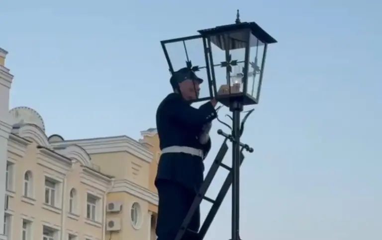 В центре Саранска появились керосиновые фонари