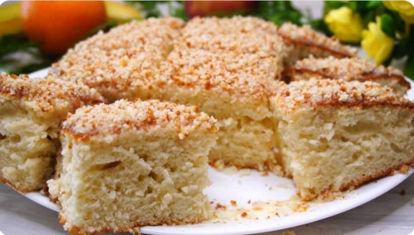 Удобный и вкусный домашний пирог для чаепития