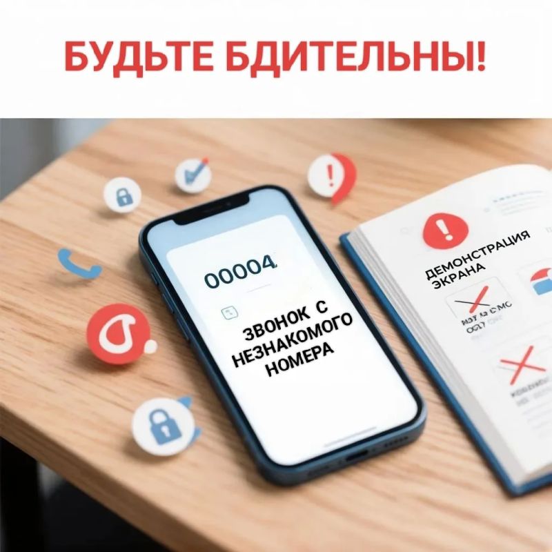 КИБЕРЛИКБЕЗ: ПРАВИЛА ПРИ ЗВОНКАХ С НЕЗНАКОМЫХ НОМЕРОВ
