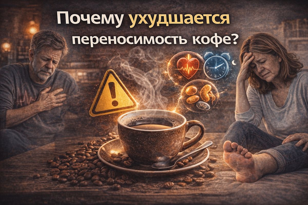 Почему кофе может становиться невыносимым: причины изменений после 40 и 50 лет