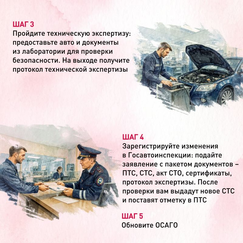 Установка газового оборудования в автомобиле: как правильно оформить Установка газового оборудования в автомобиле: как правильно оформить