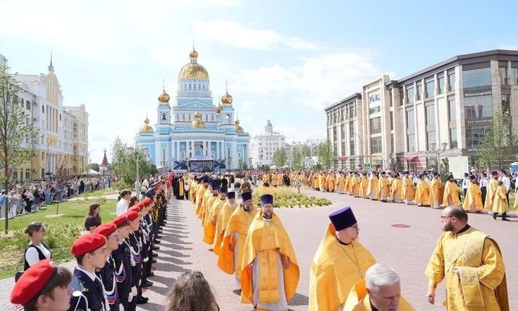 Сотрудники МВД по Республике Мордовия обеспечивают охрану общественного порядка в ходе празднования 25-летия канонизации Феодора Ушакова Сотрудники МВД по Республике Мордовия обеспечивают охрану общественного порядка в ходе празднования 25-летия канонизации Феодора Ушакова