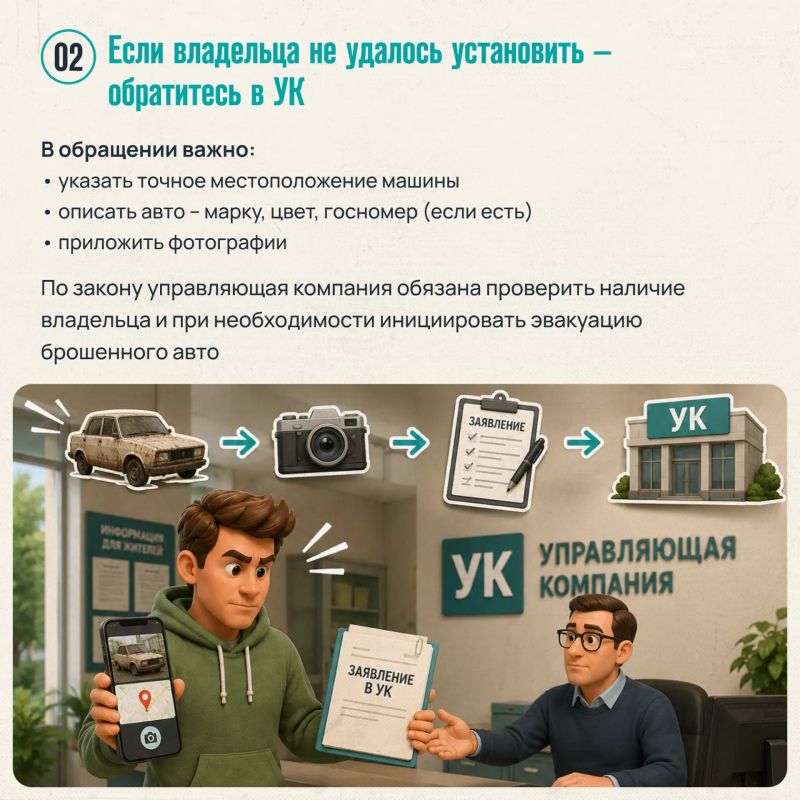 Брошенный во дворе автомобиль занимает парковочные места, мешает проезду спецтехники и ограничивает доступ к придомовой территории? Брошенный во дворе автомобиль занимает парковочные места, мешает проезду спецтехники и ограничивает доступ к придомовой территории?