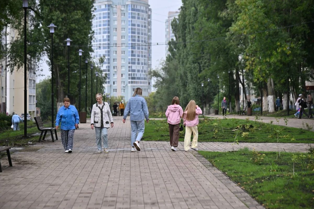 Бульвар имени Степана Эрьзи в Саранске на финишной прямой благоустройства Бульвар имени Степана Эрьзи в Саранске на финишной прямой благоустройства