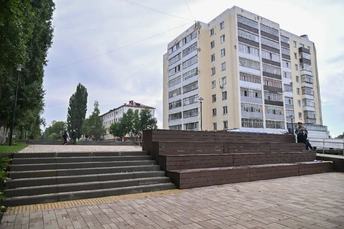 Бульвар имени Степана Эрьзи в Саранске на финишной прямой благоустройства Бульвар имени Степана Эрьзи в Саранске на финишной прямой благоустройства