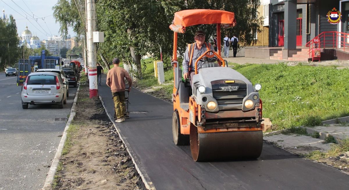 Ремонт тротуаров в столице Мордовии Ремонт тротуаров в столице Мордовии