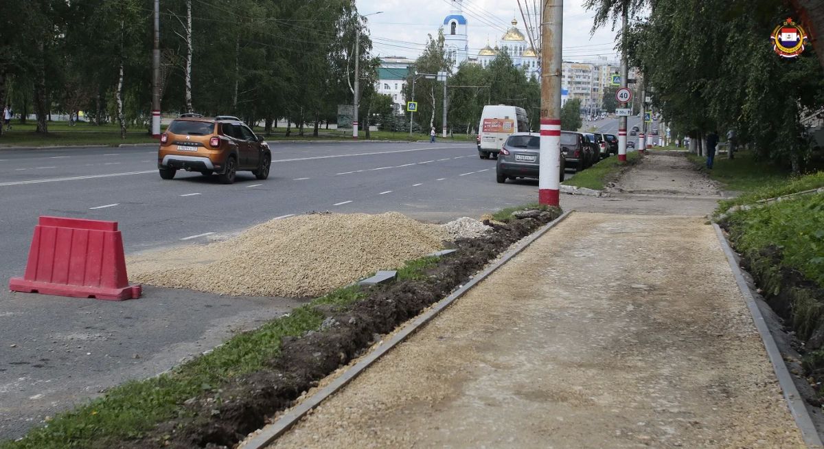 Ремонт тротуаров в столице Мордовии Ремонт тротуаров в столице Мордовии