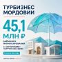 Турбизнес Мордовии привлёк 45,1 млн рублей по «зонтичным» поручительствам