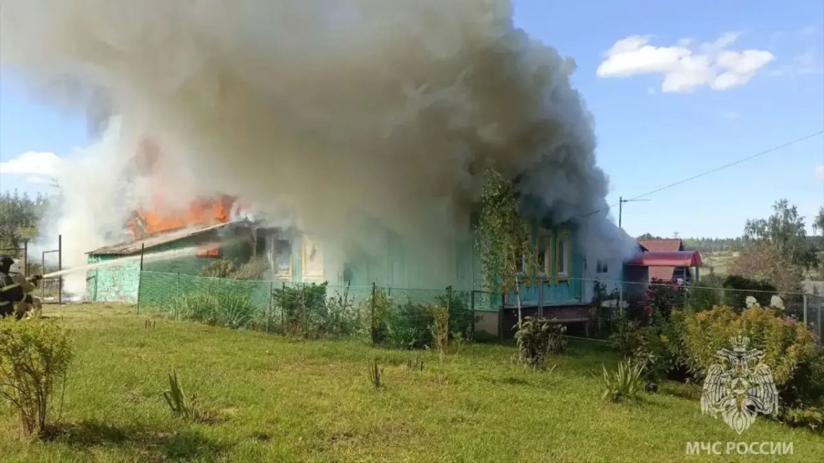 Пожар в Ичалковском районе Пожар в Ичалковском районе