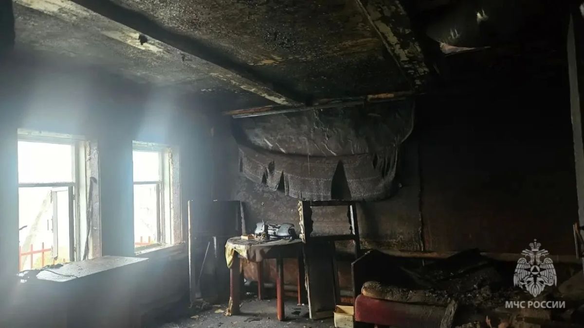 На пожаре в Краснослободском районе погиб мужчина На пожаре в Краснослободском районе погиб мужчина