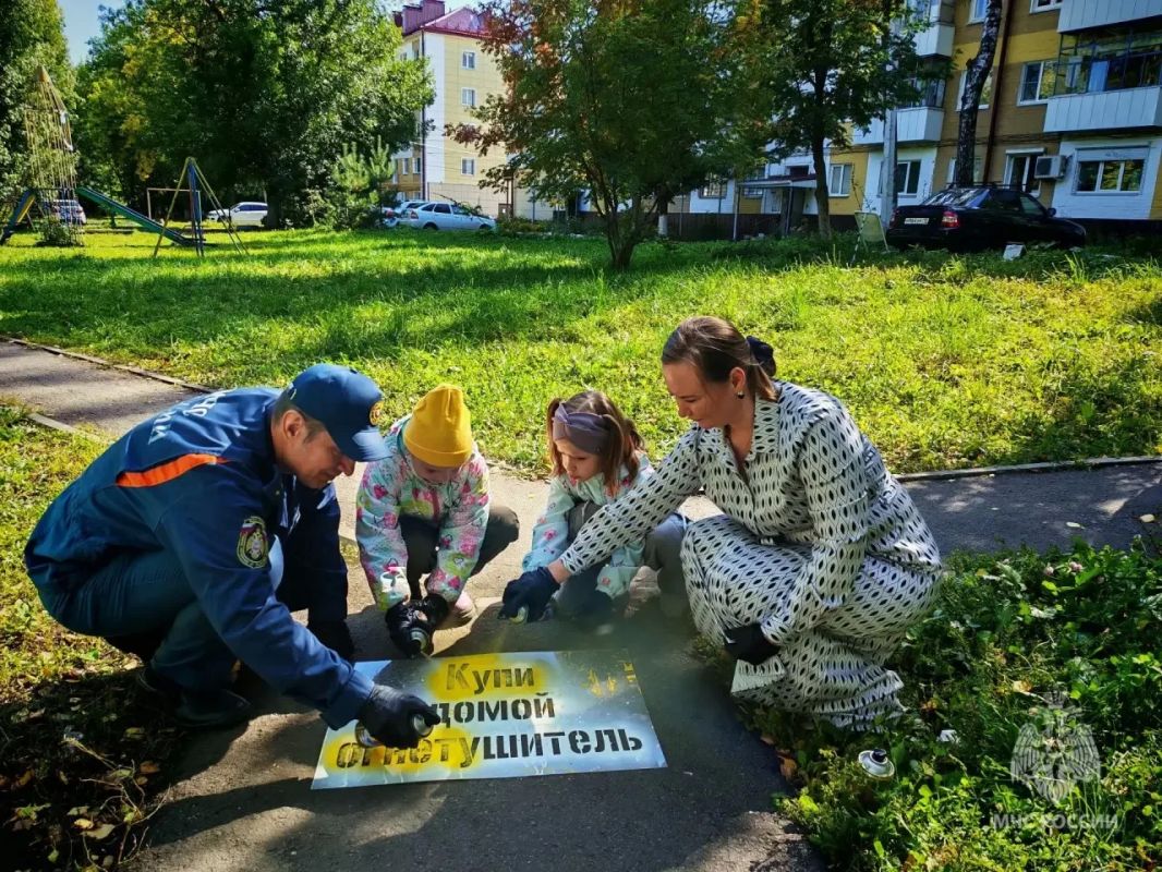 Важная акция «Говорящий асфальт» проходит для детей в Мордовии Важная акция «Говорящий асфальт» проходит для детей в Мордовии
