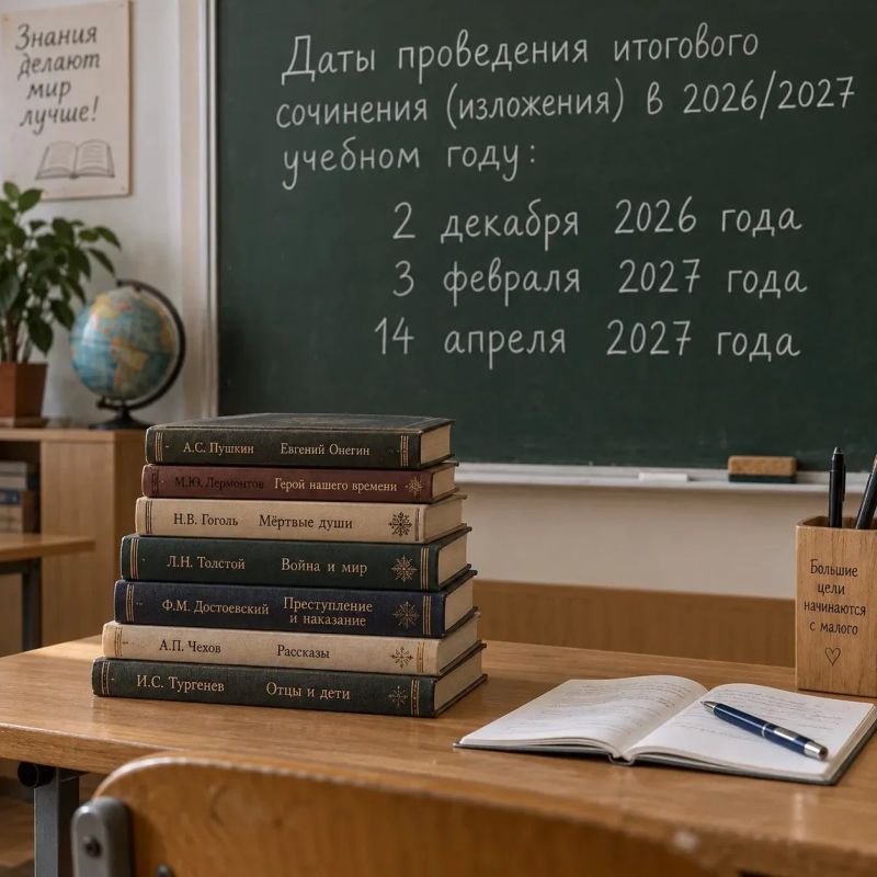 Спрашивали? Отвечаем!. Когда школьники будут писать итоговое сочинение в 2026/2027 учебном году? Сохраняйте себе официальные даты проведения итогового сочинения (изложения): Основной срок: • первая среда декабря — 2 декабря...