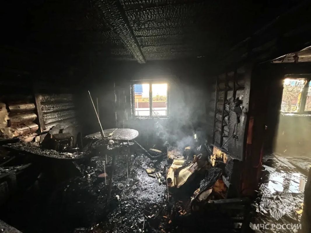 Пожар в Зубово - Полянском районе Пожар в Зубово - Полянском районе