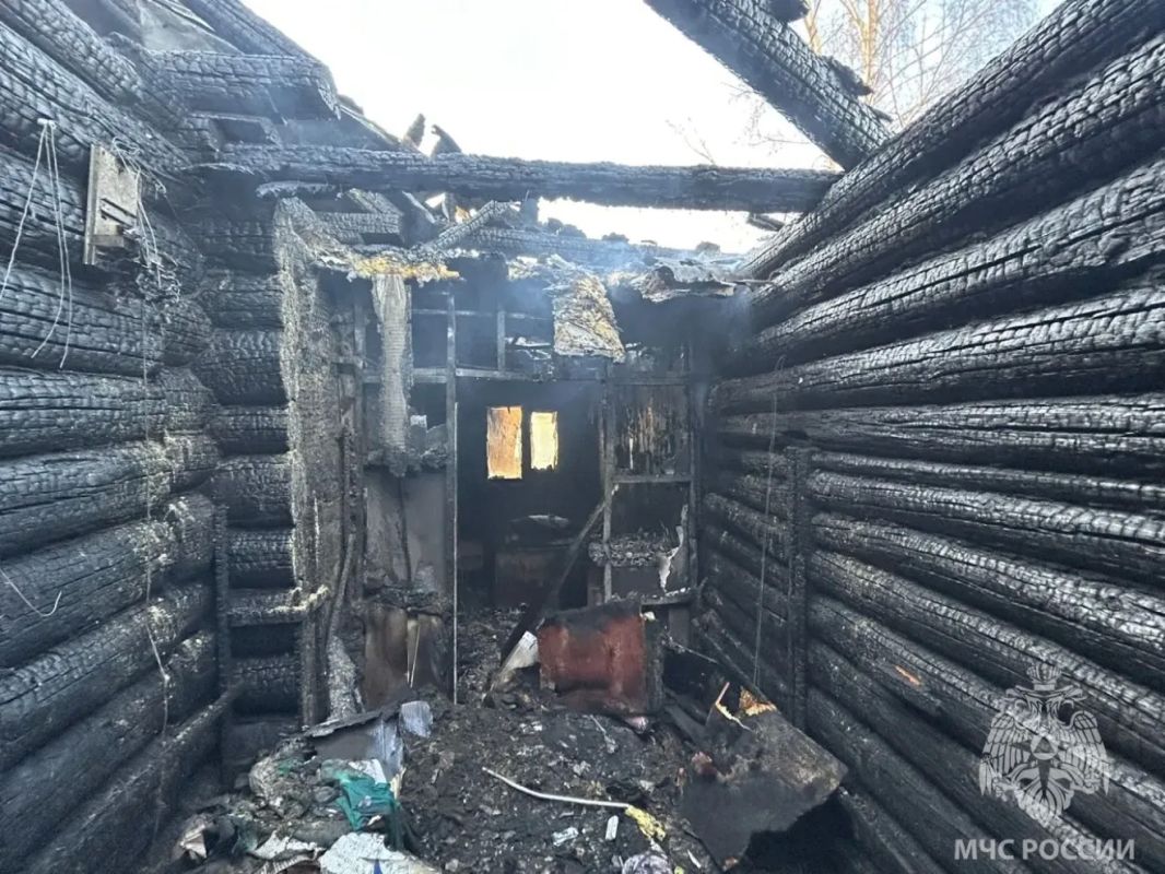 Пожар в Зубово - Полянском районе Пожар в Зубово - Полянском районе